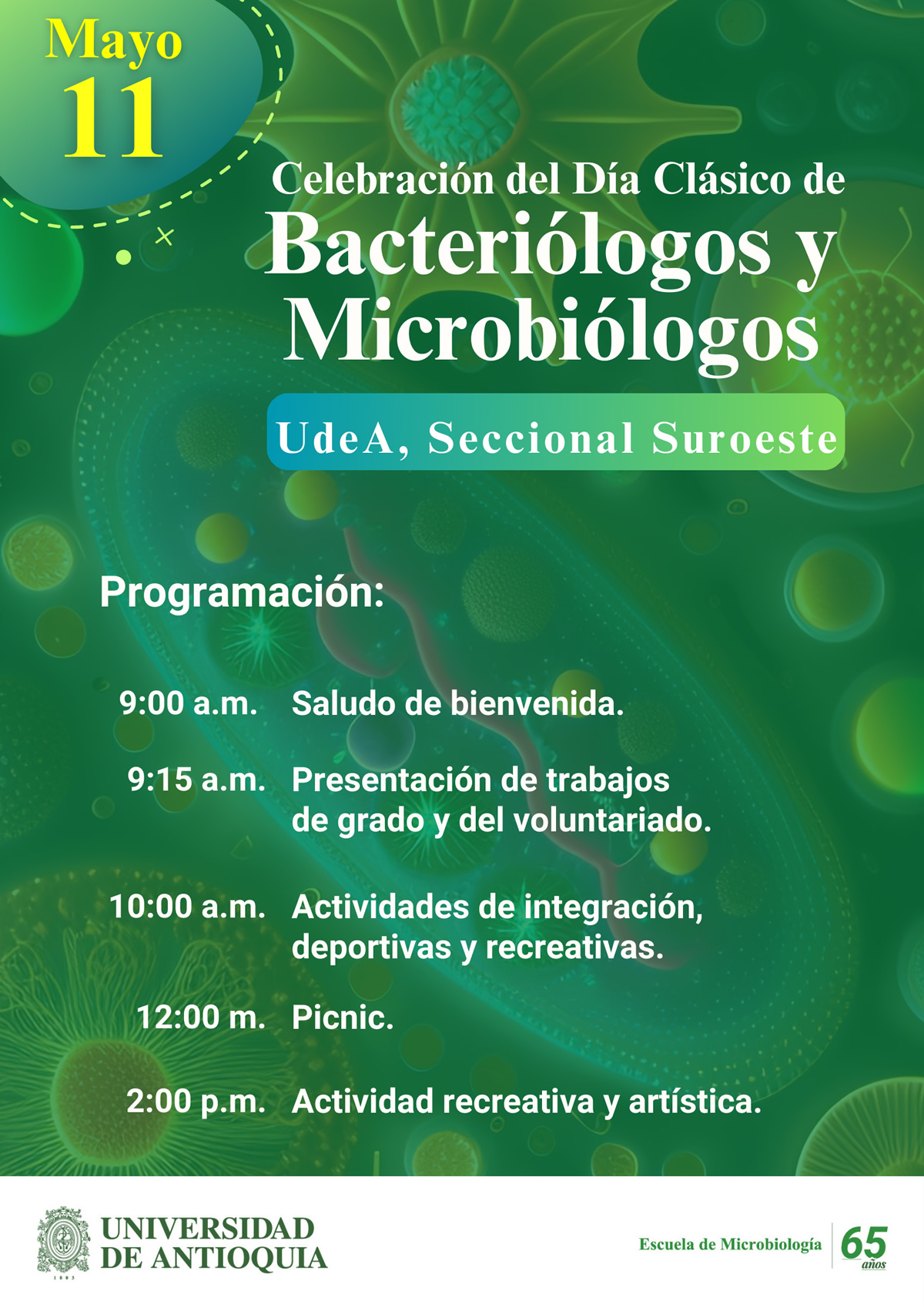 Celebraciones con motivo del Día Clásico de Bacteriólogos y Microbiólogos en 2023