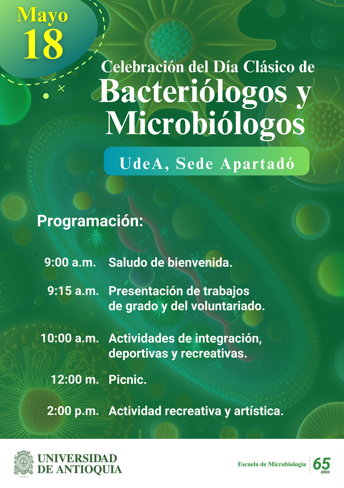 Celebraciones con motivo del Día Clásico de Bacteriólogos y Microbiólogos en 2023