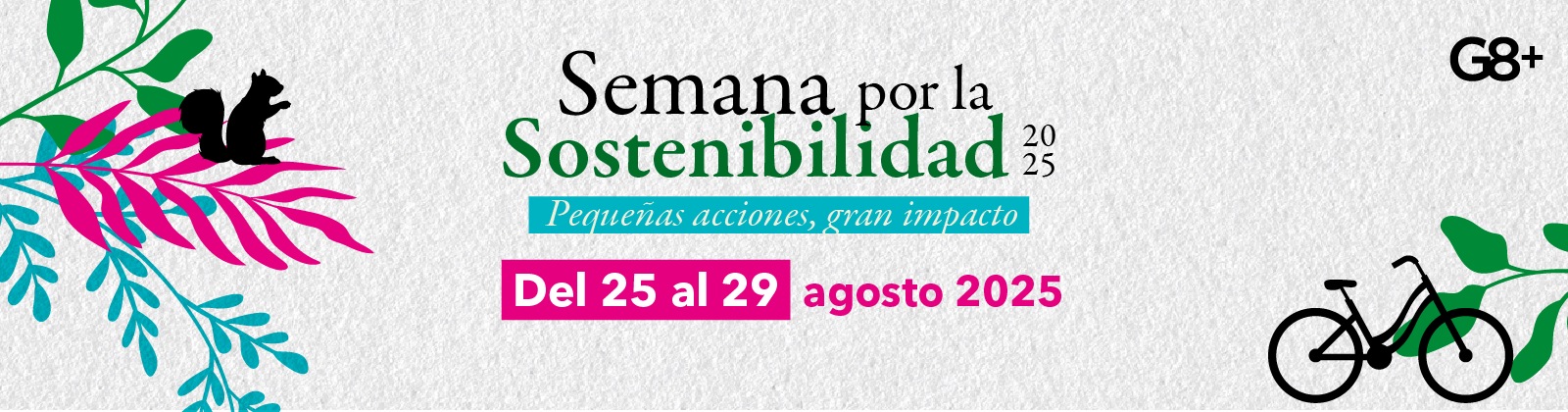 Semana por la Sostenibilidad 25-29 agosto