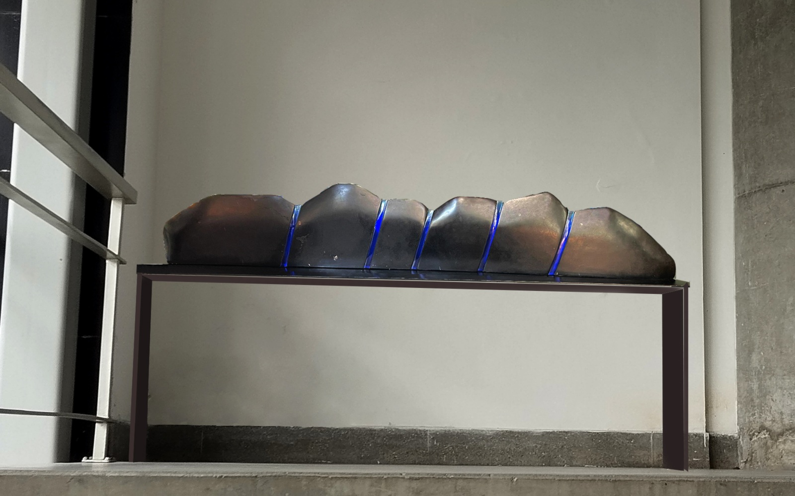 Obra de Hugo Zapata llamada Cordillera