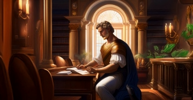 Tres íconos de siluetas de personas y una mano señalando al ícono de la mitad.